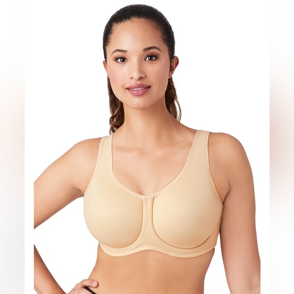 Wacoal SIMONE 852309 Underwire Sports Bra Tan with Adjustable Straps Size 36 G - Picture 1 of 8